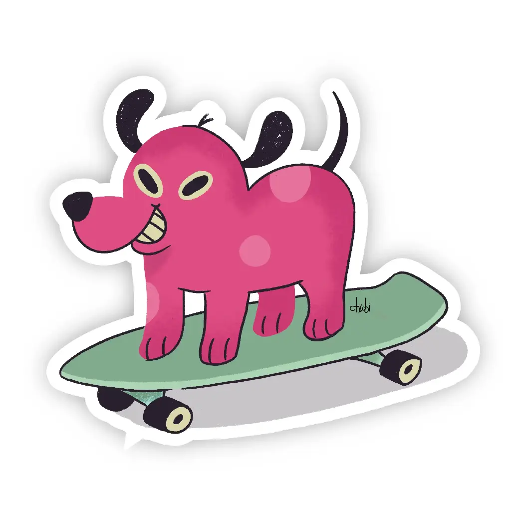 PERRO EN PATINETA
